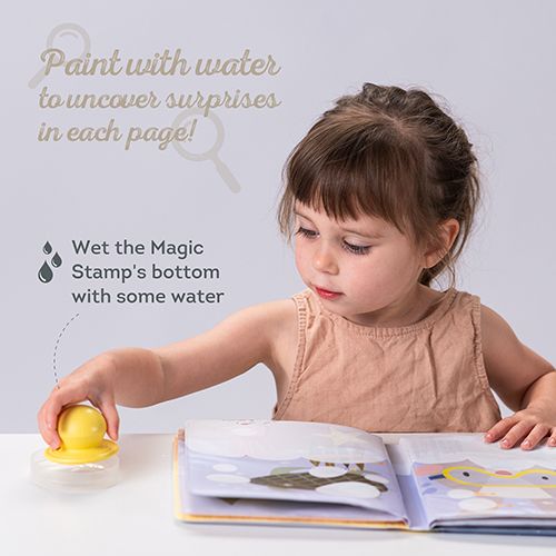 TAF Toys Fargeleggingsvannbok, Peek-A-Boo