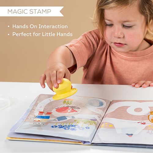 TAF Toys Fargeleggingsvannbok, Peek-A-Boo
