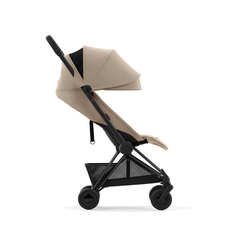 Cybex Coya, Matt Black, Cozy Beige, Barnevogn