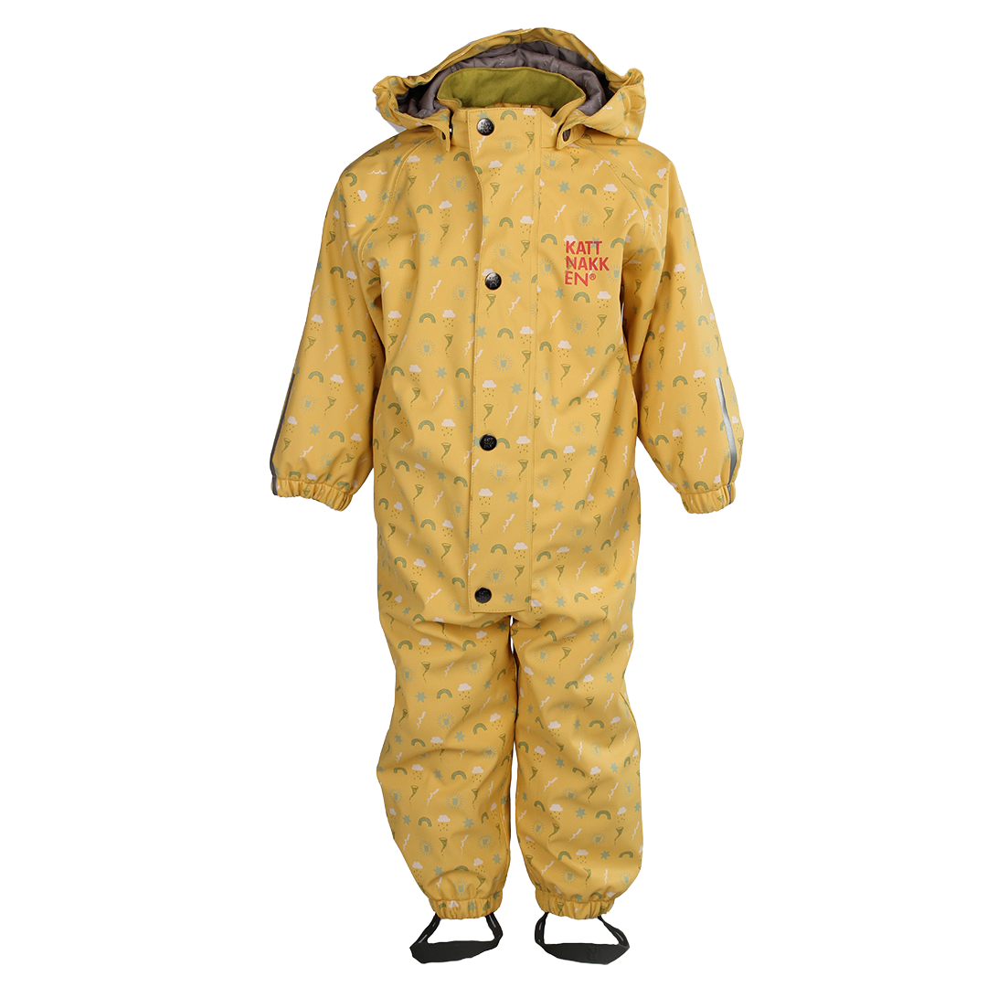 Kattnakken Babyregndress Dugg, Bananskum