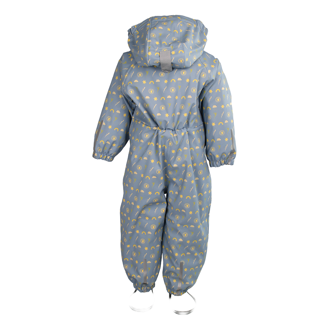 Kattnakken Babyregndress Dugg, Myk Blå