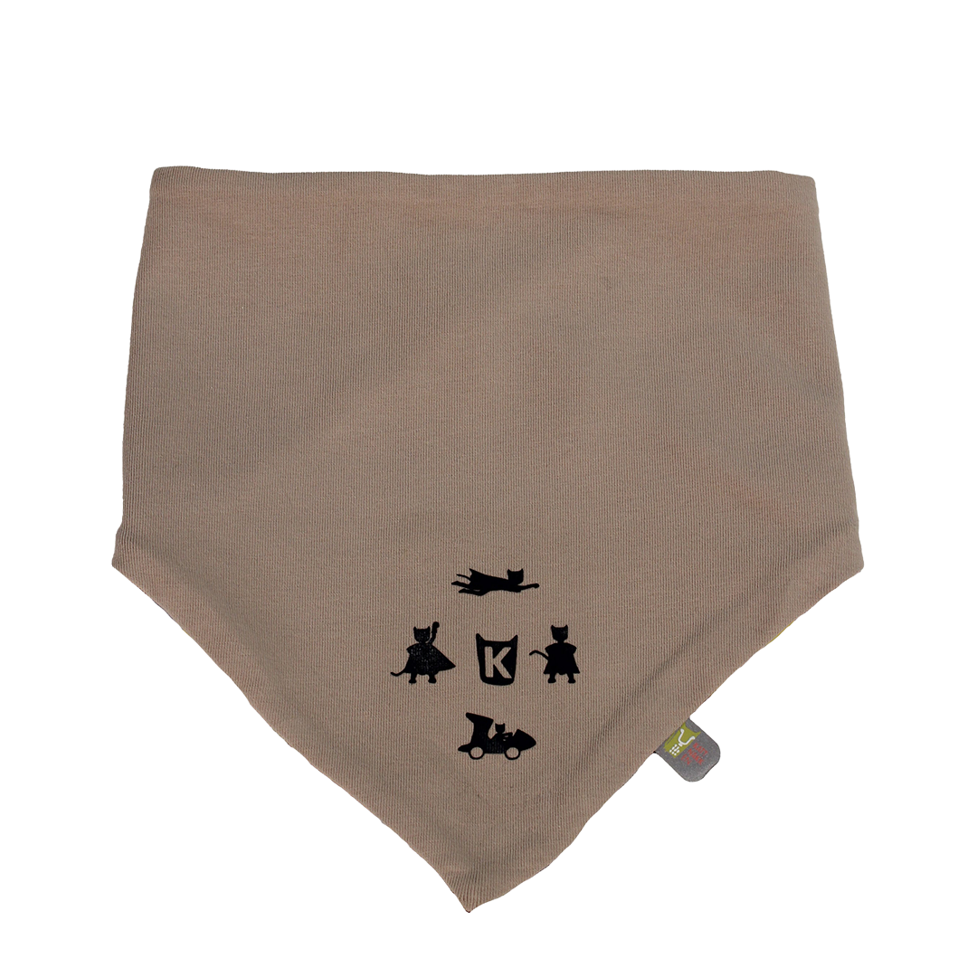 Kattnakken Vendbar Babysmekke, Marine / Lysbark Onesize