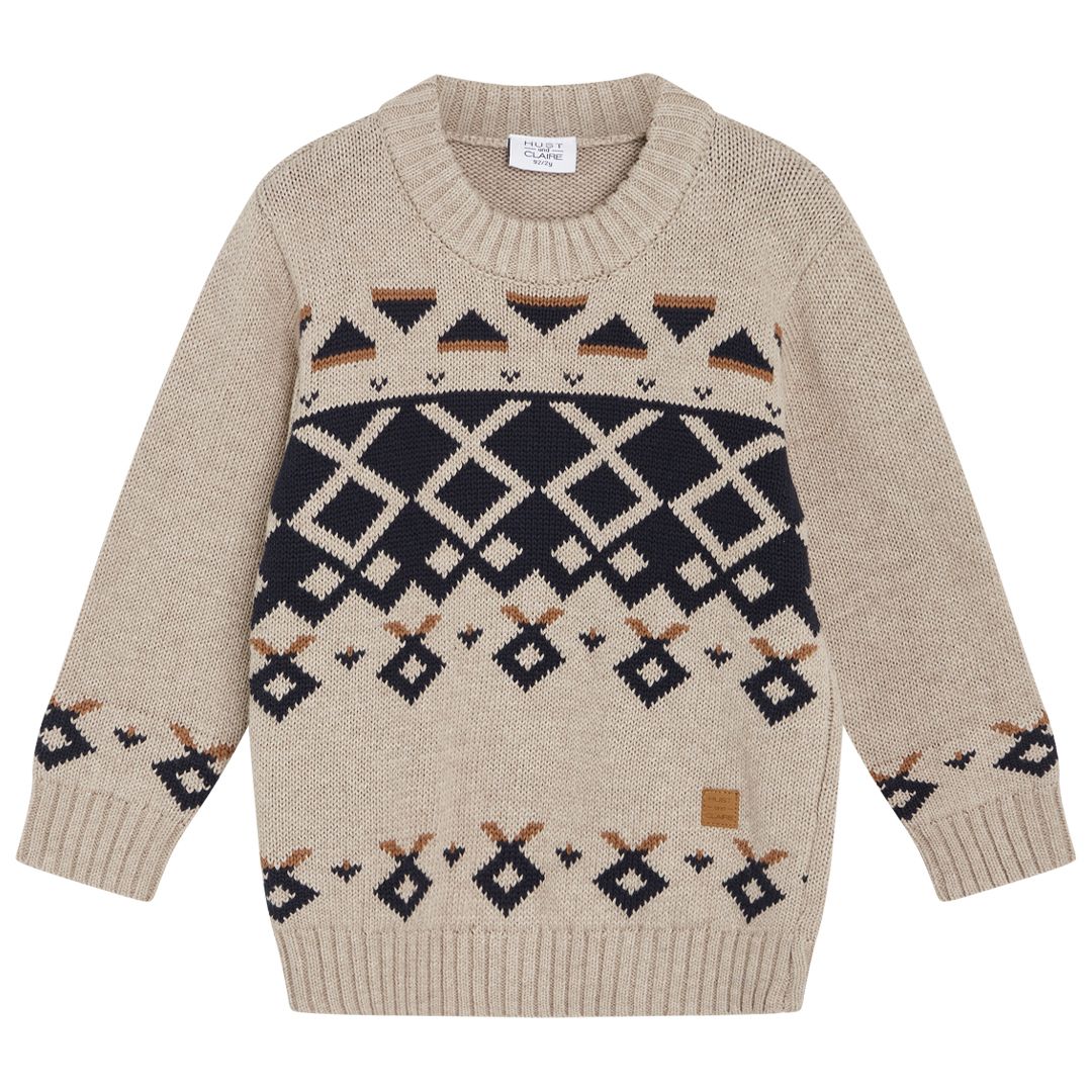 Genser, Hust&Claire, Pelle, Beige Melange