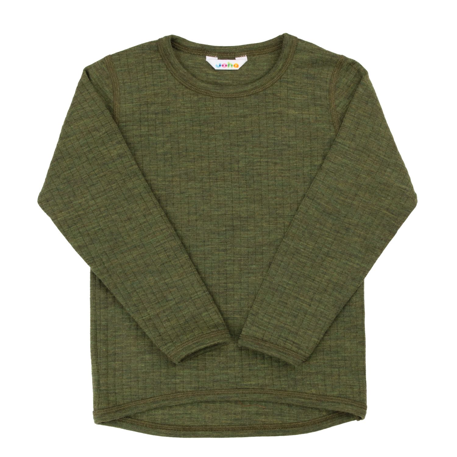 Joha Genser Merinoull, Colorful, Drk. Olive