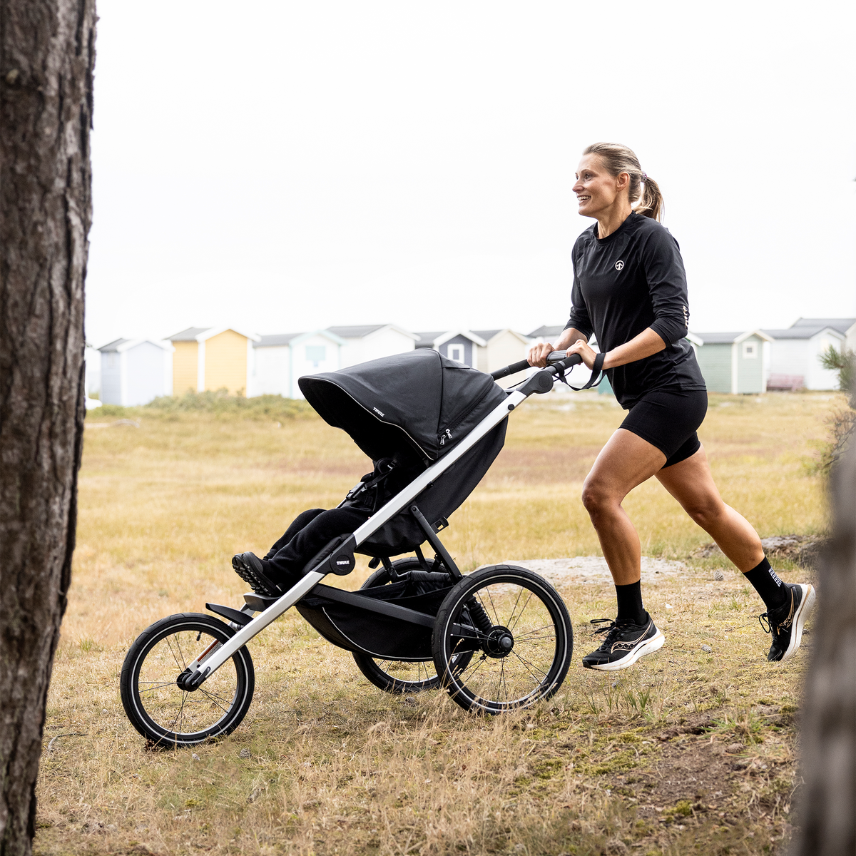 Joggevogn, Thule, Glide 3, Black