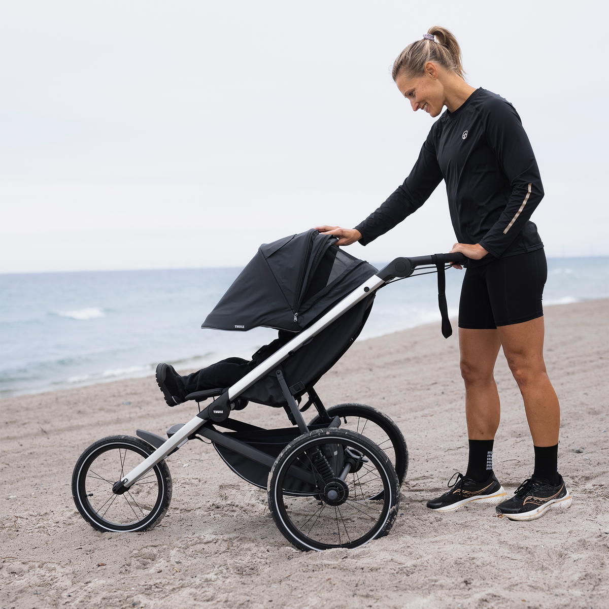 Joggevogn, Thule, Glide 3, Black