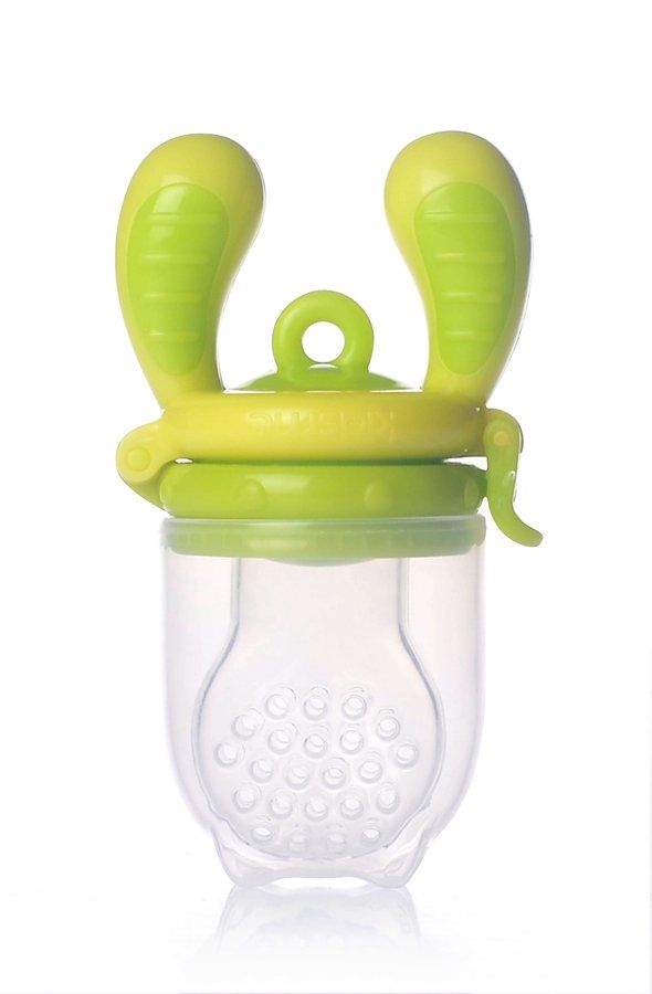 Food feeder, Kidsme, Silikon, Grønn