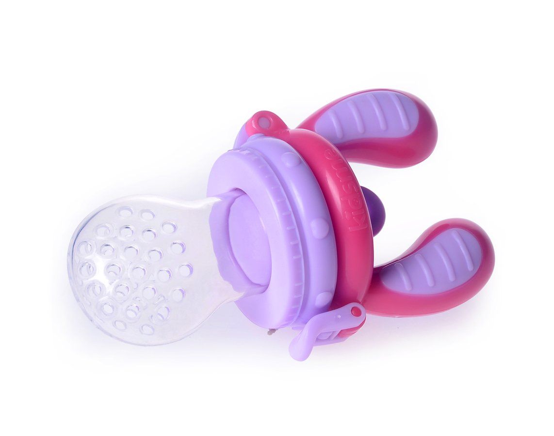Food feeder, Kidsme, Silikon, Rosa