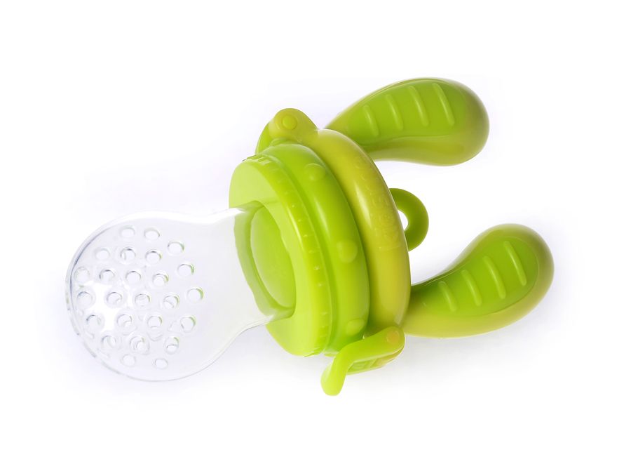 Food feeder, Kidsme, Silikon, Grønn