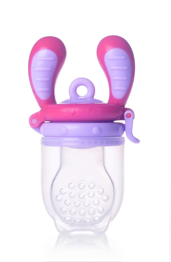 Food feeder, Kidsme, Silikon, Rosa