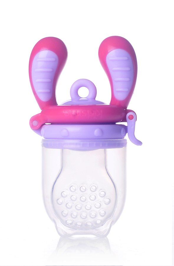 Food feeder, Kidsme, Silikon, Rosa