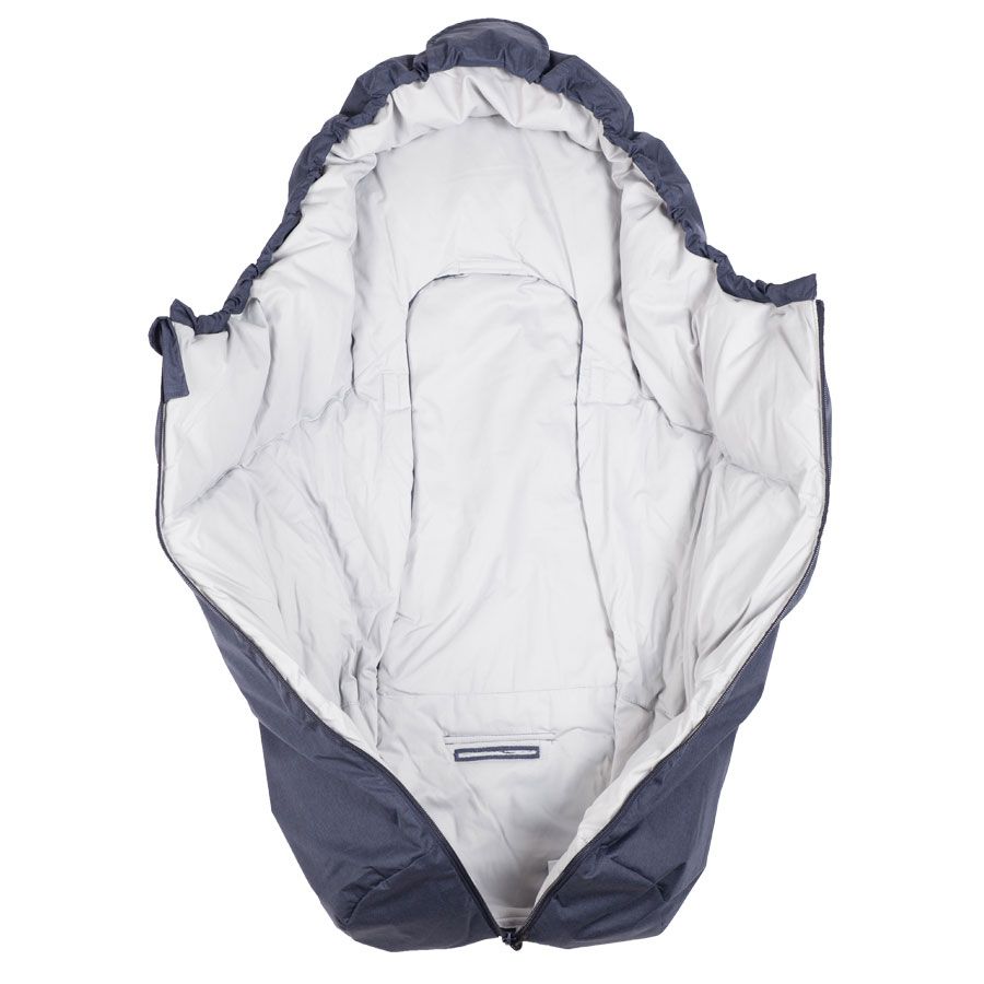Easygrow Mini Wool bilstolpose, Navy melange