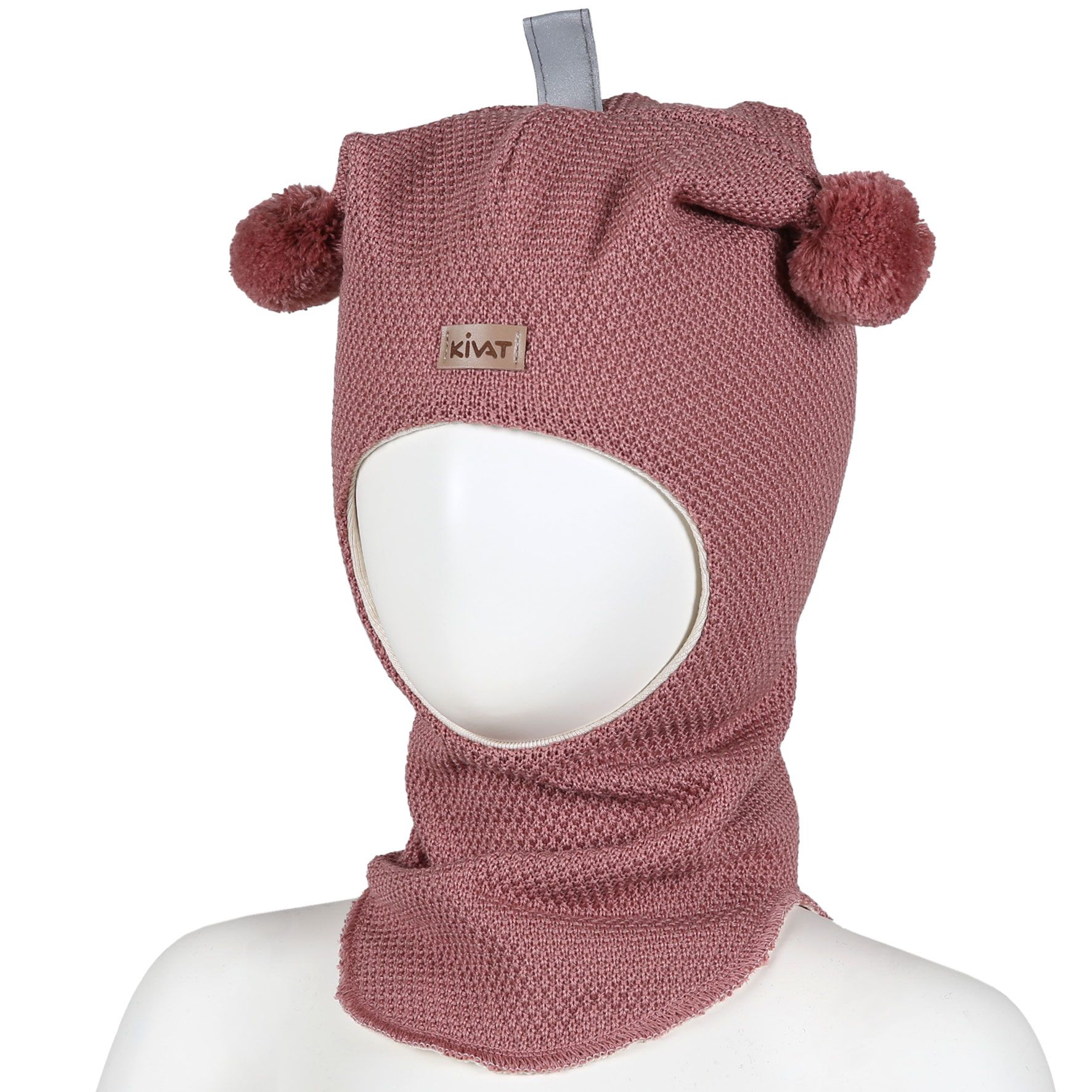 Kivat Balaclava Merinoull, Peral, Dusty Rose