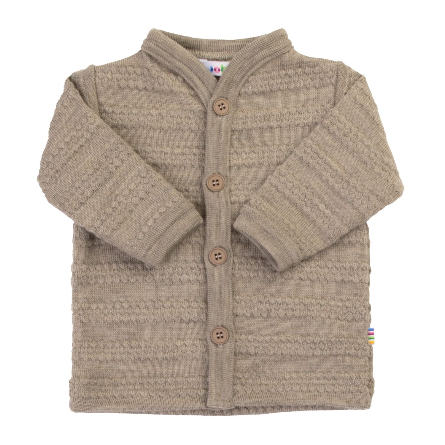 Joha Cardigan, Merinoull, Beige Melert