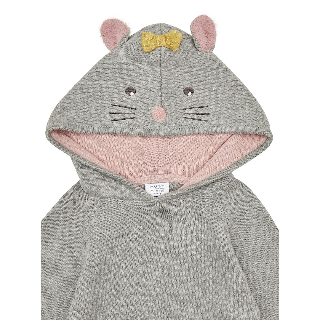 Genser, Hust&Claire, Light Grey Melange