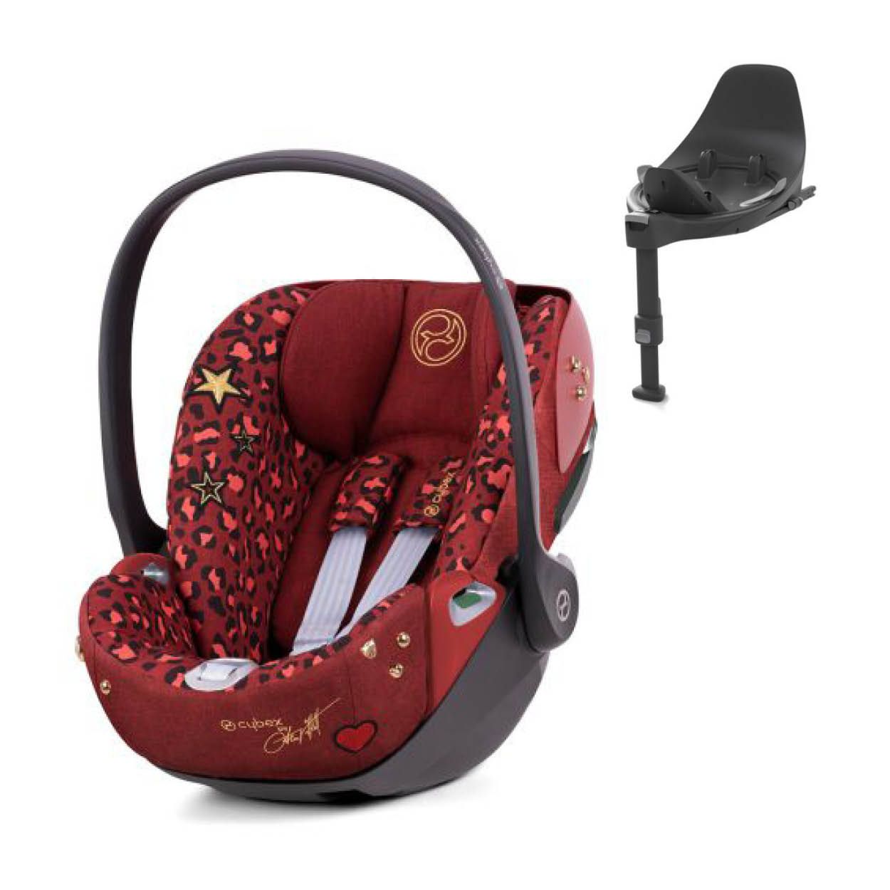 Bilstol, Cybex, Cloud Z2 i-Size, Rockstar Rosenrot, Red, inkl Base T
