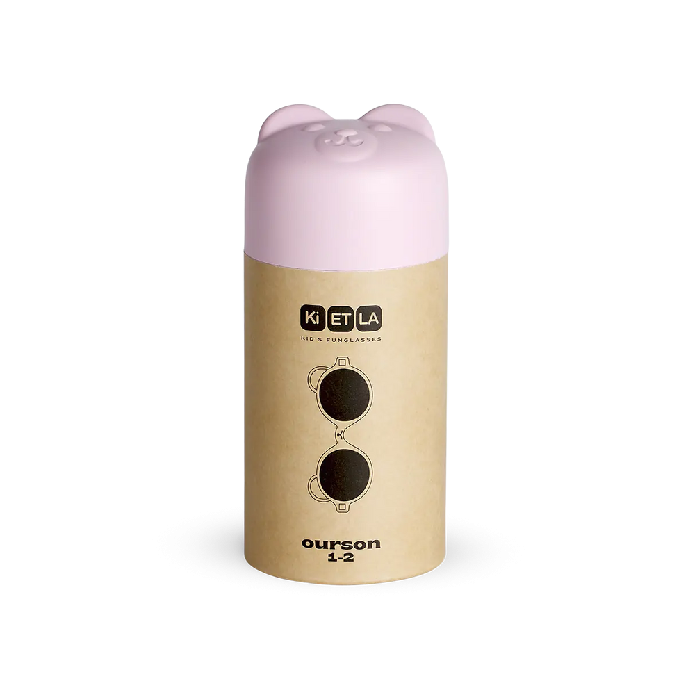 Solbriller, Ki Et La, 1-2 år, Ourson, Light Pink