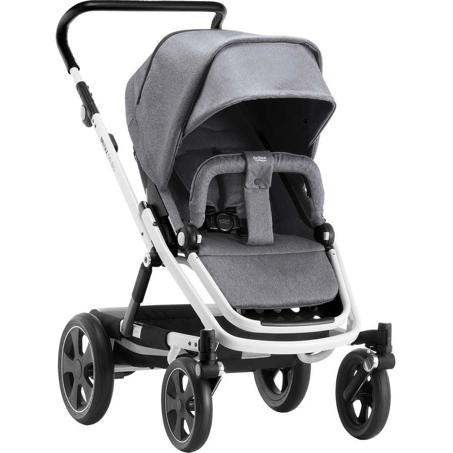 Vogn, Go Big 2, Britax, Grey Melange