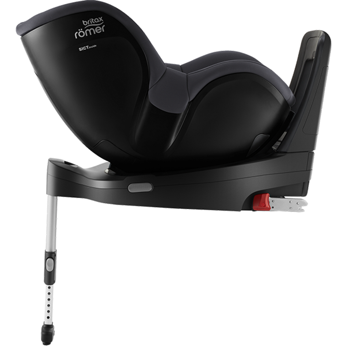 Bilstol, Britax, Dualfix M i-size, Midnight Grey, 0-18 kg