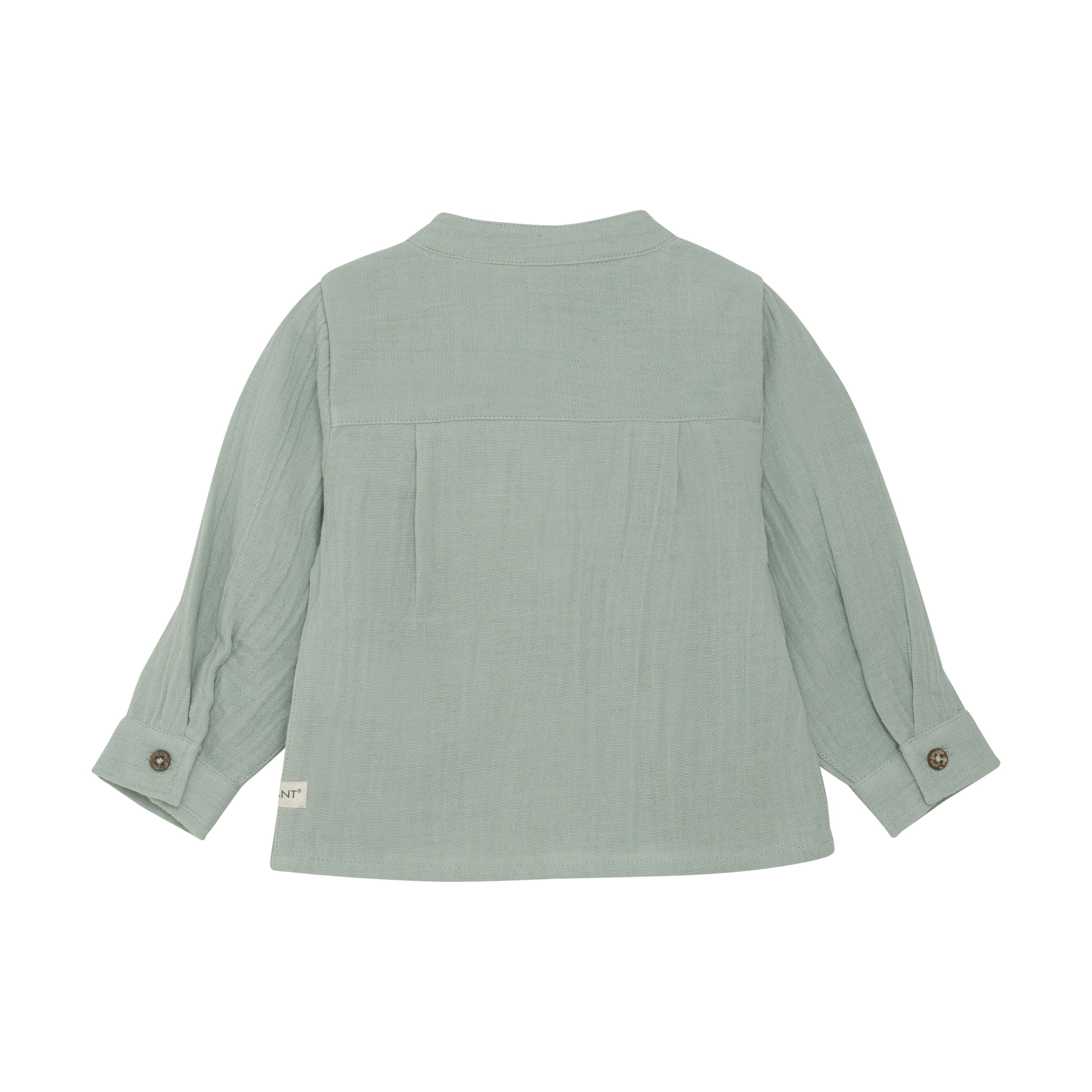 Skjorte, EnFant, Jadeite, Green, Muslin