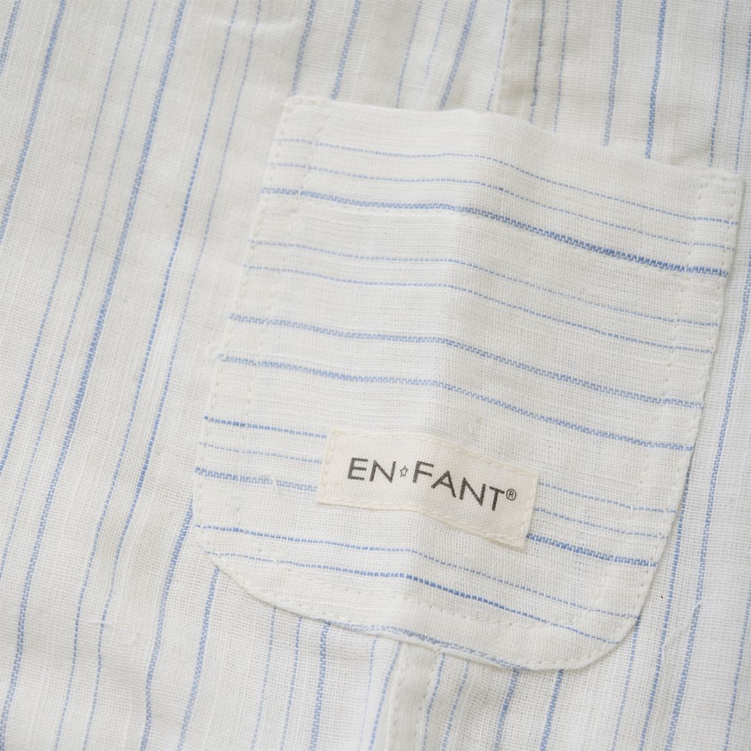 Romper, En Fant, Stripe, Eggnog