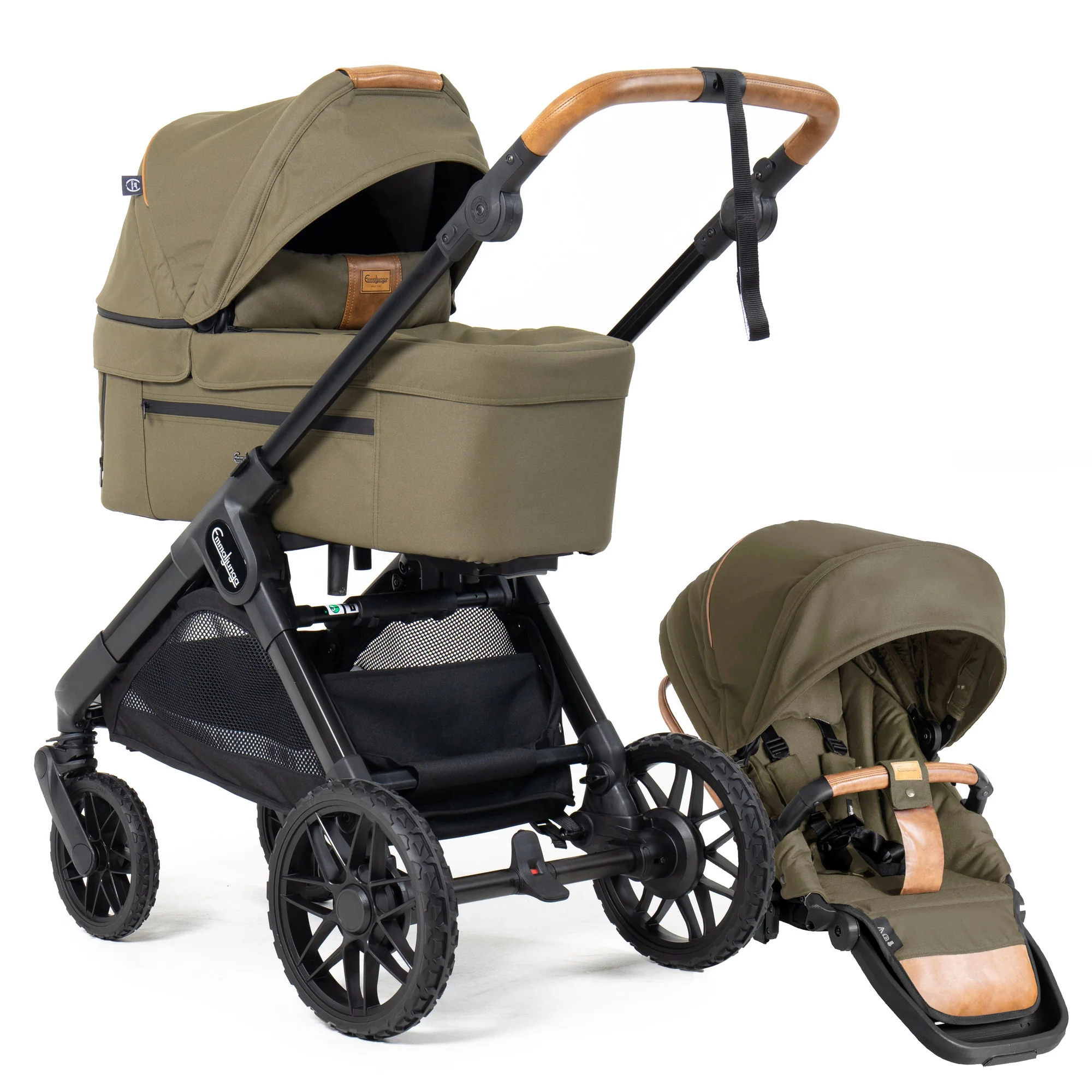 Emmaljunga Sento Max Ergo+, Outdoor Olive