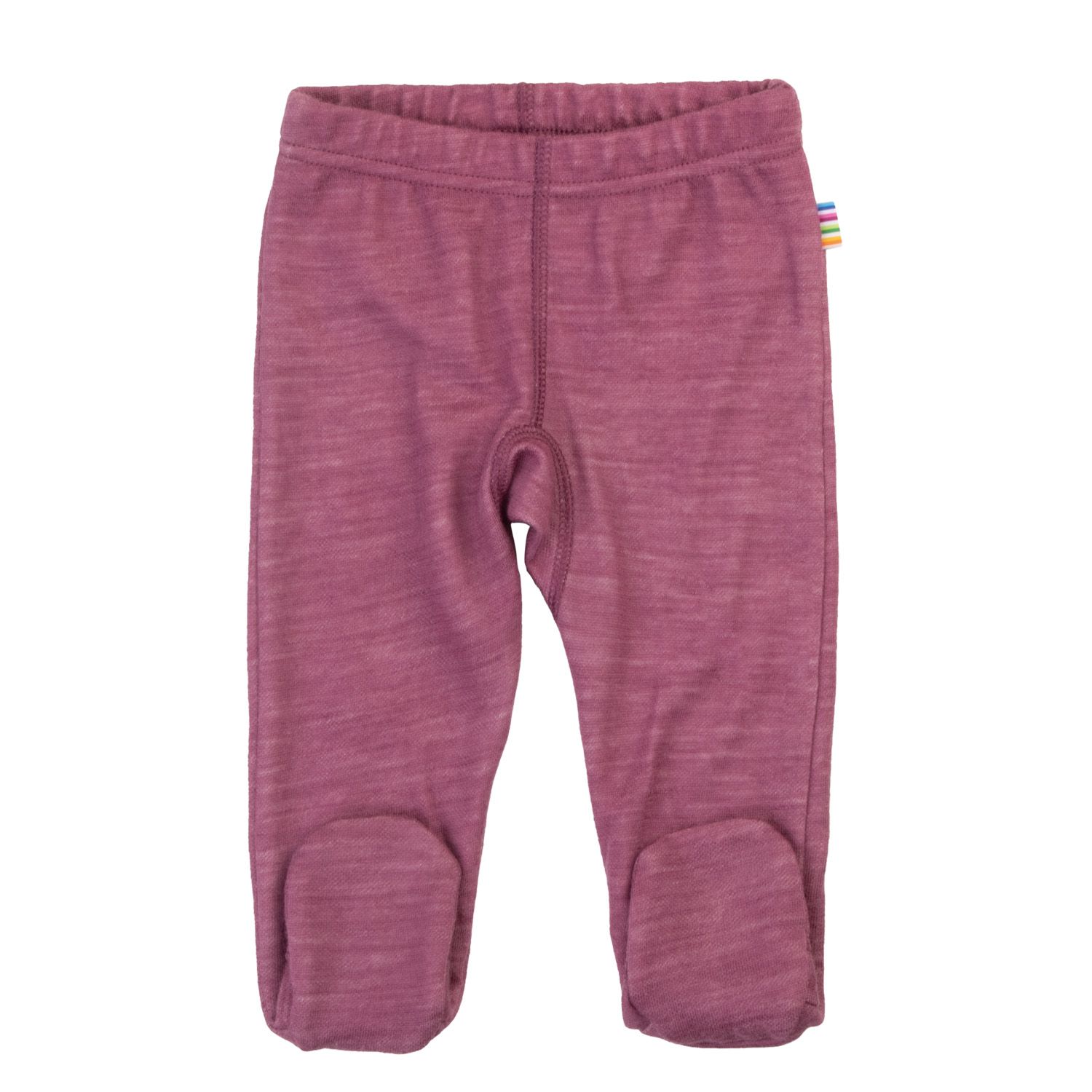 Joha Leggings m/fot, Ull, Bordeaux