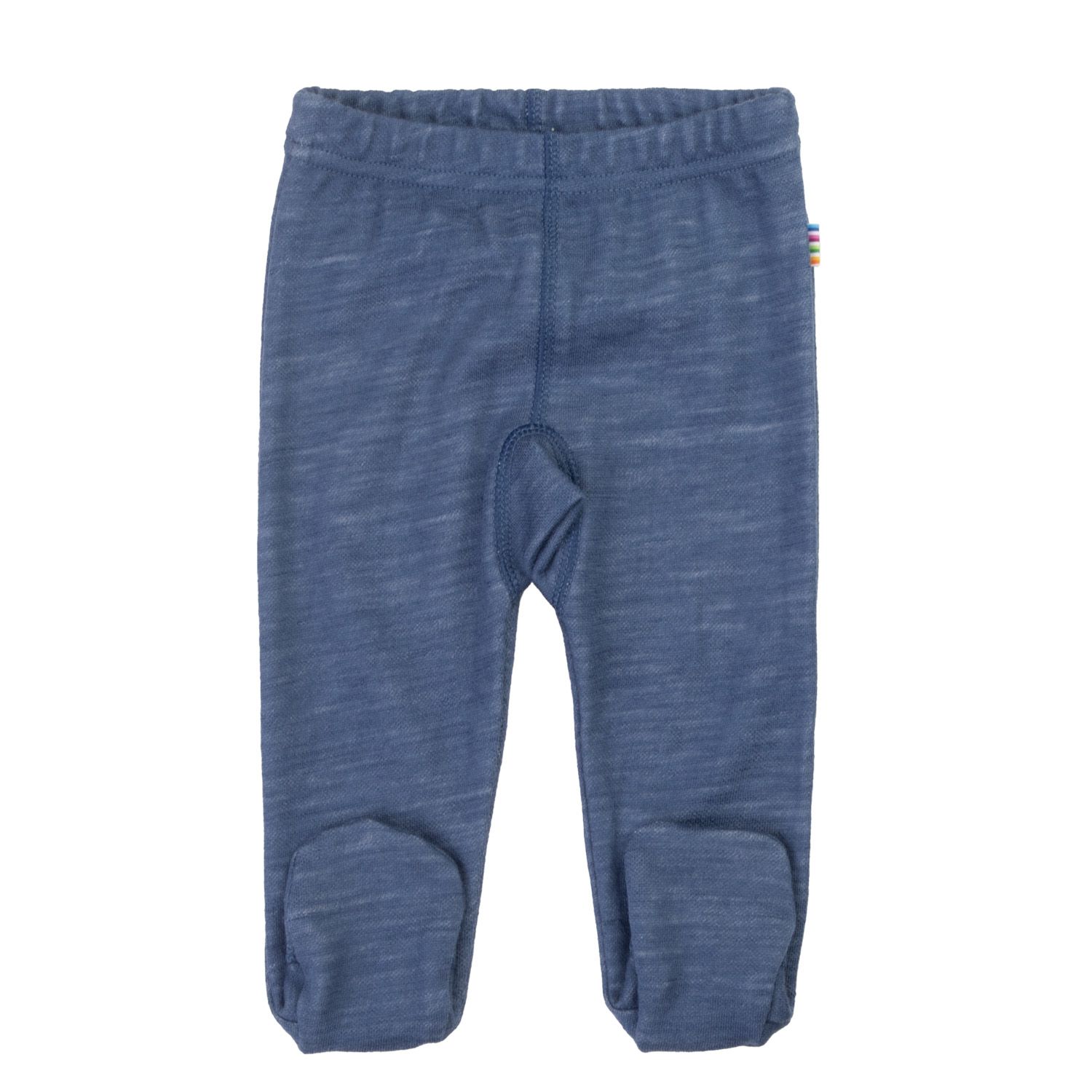 Joha Leggings m/fot, Ull, Blå
