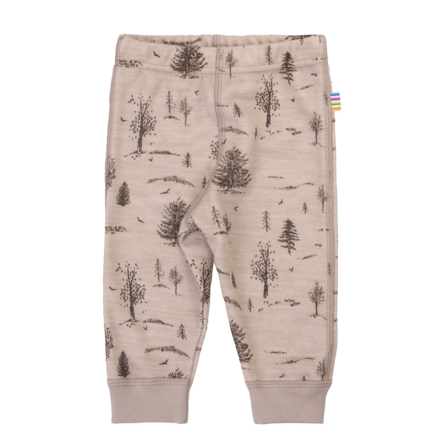Joha Leggings Ull/Bambus, Skog, Beige