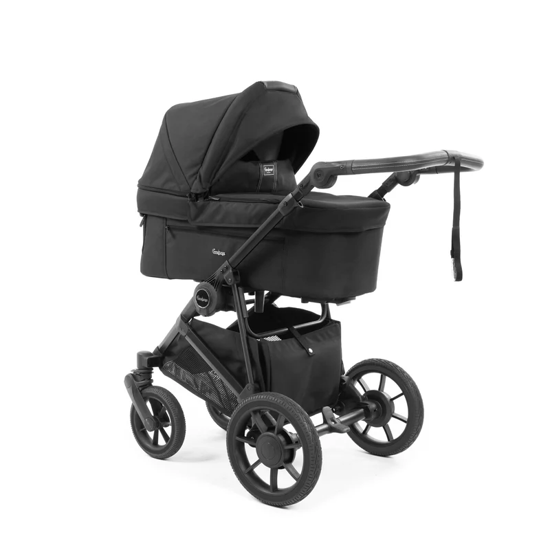 Barnevogn, Komplett Emmaljunga Super Sonic, Urban Black