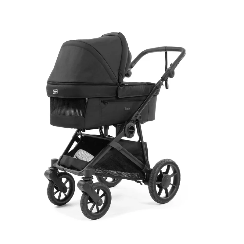 Barnevogn, Komplett Emmaljunga Super Sonic, Urban Black