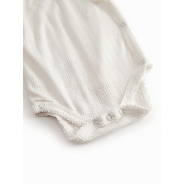 MarMar Body Belita, Modal Pointelle, Gentle White