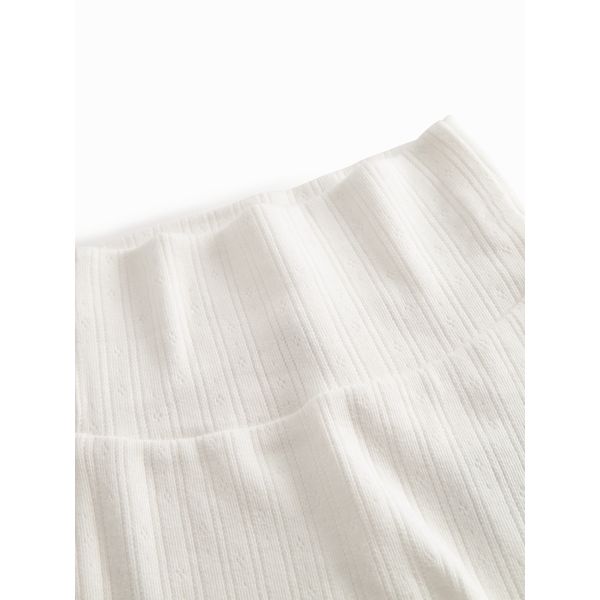 MarMar Bukse Piva, Modal Pointelle, Gentle White