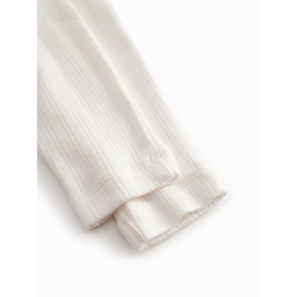 MarMar Bukse Piva, Modal Pointelle, Gentle White