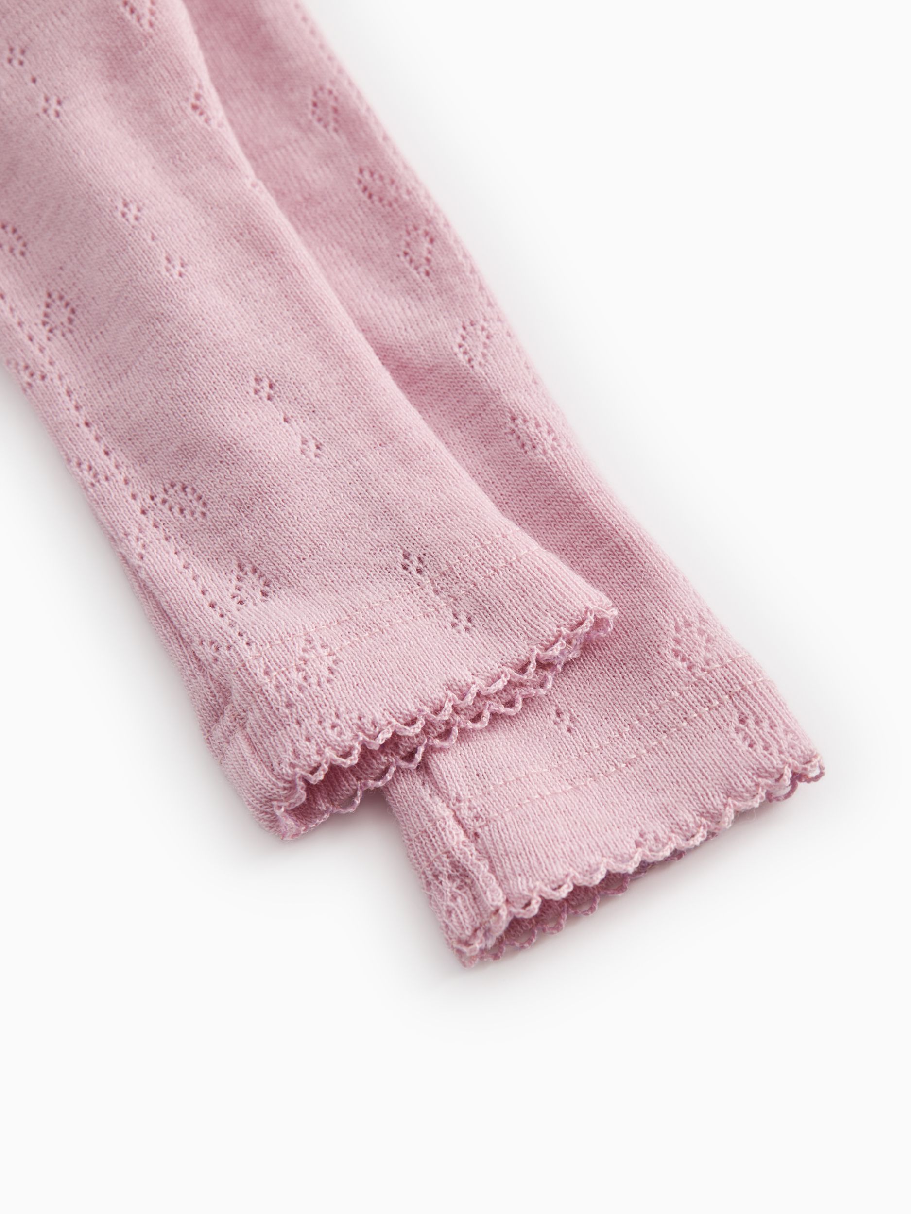 MarMar Leggings Ull, Piva, Pointelle, Soft Berry