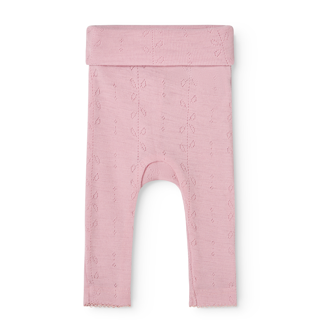 MarMar Leggings Ull, Piva, Pointelle, Soft Berry