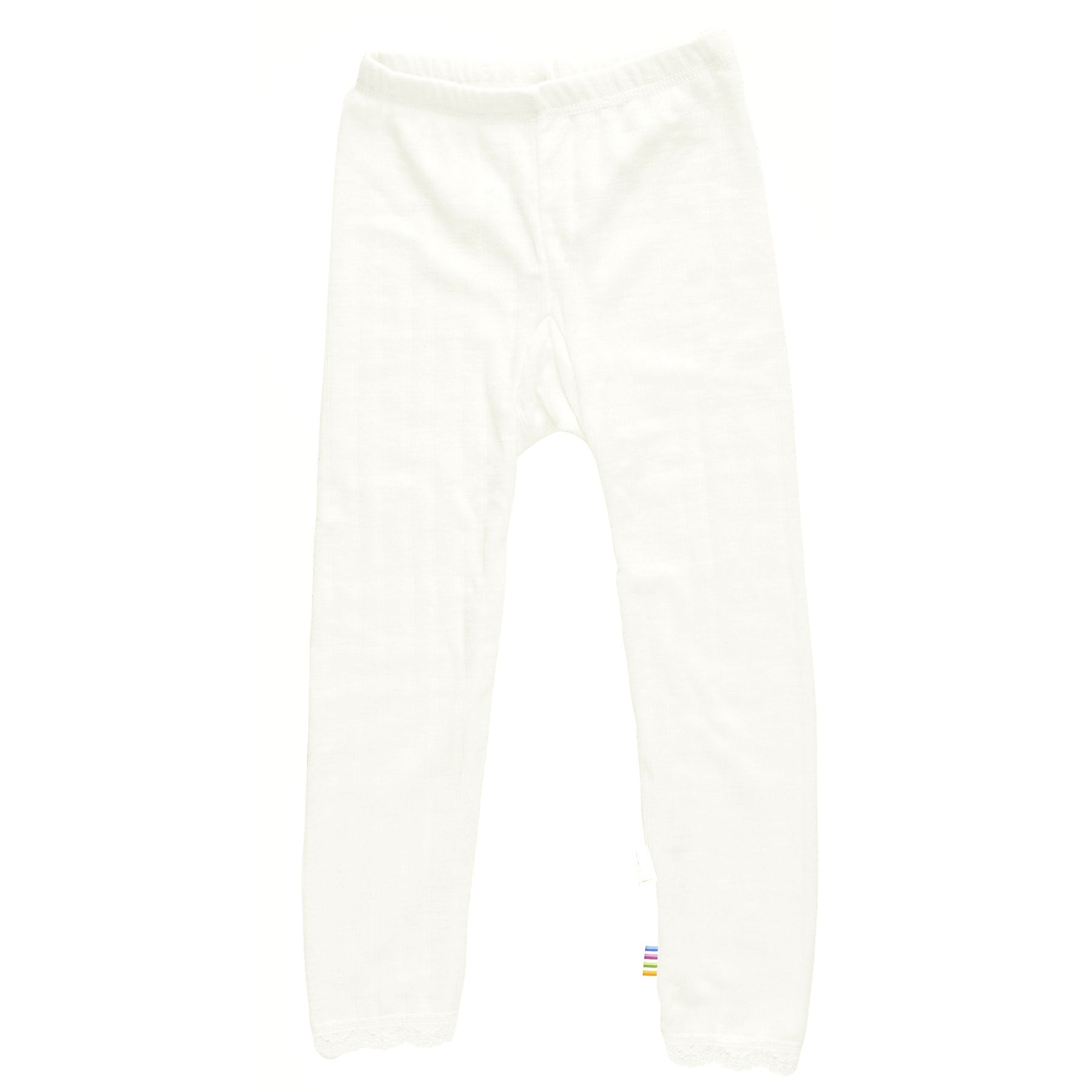 Leggings, Joha, Ull/Silke, Offwhite