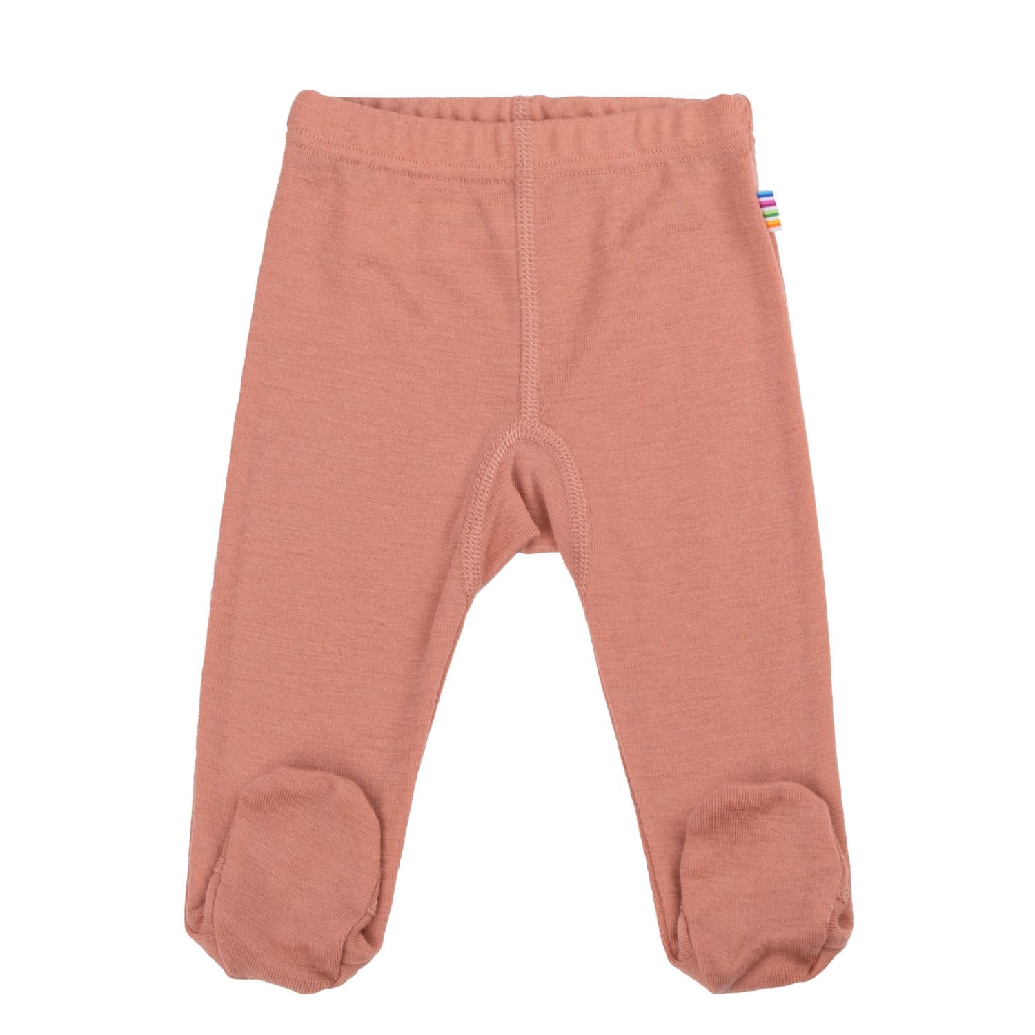 Leggings m/fot, Joha, Merinoull, Salmon
