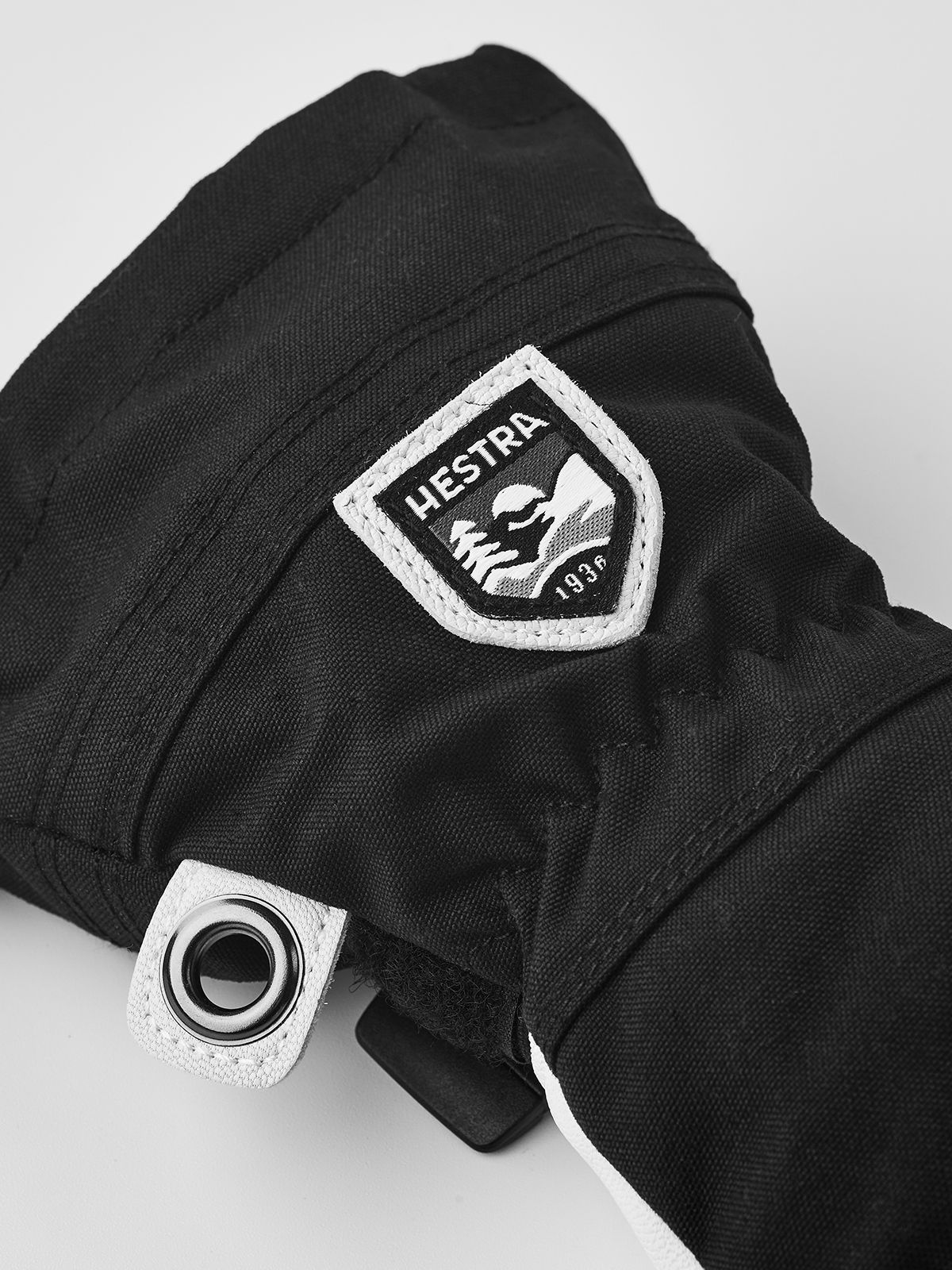 Hansker, Hestra, Army Leather Heli Ski Jr, Sort