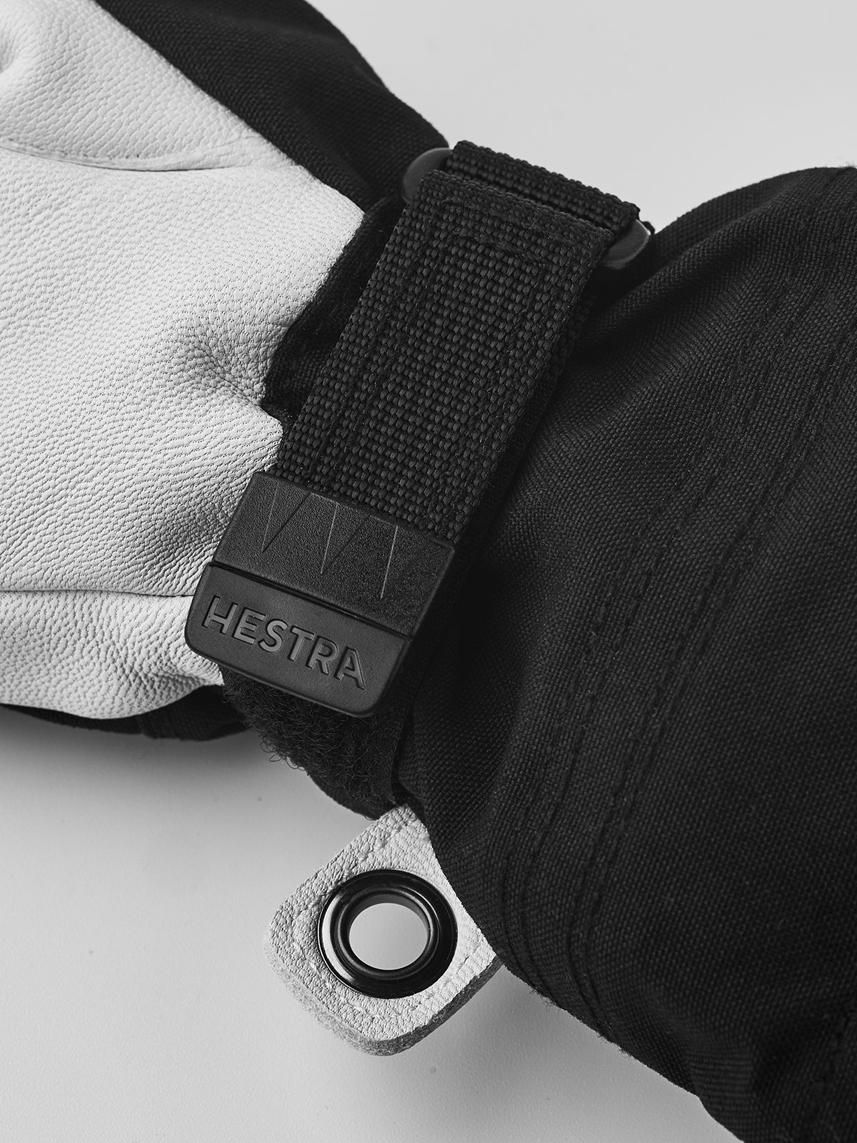 Votter, Hestra, Army Leather Heli Ski Jr, Sort