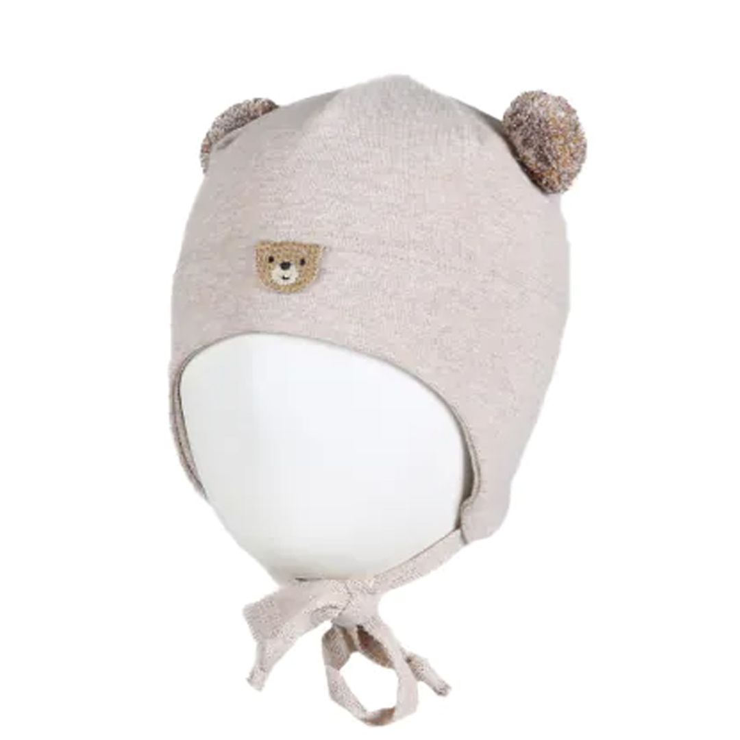 Knytelue, Kivat, Bomull, Teddybjørn, Beige