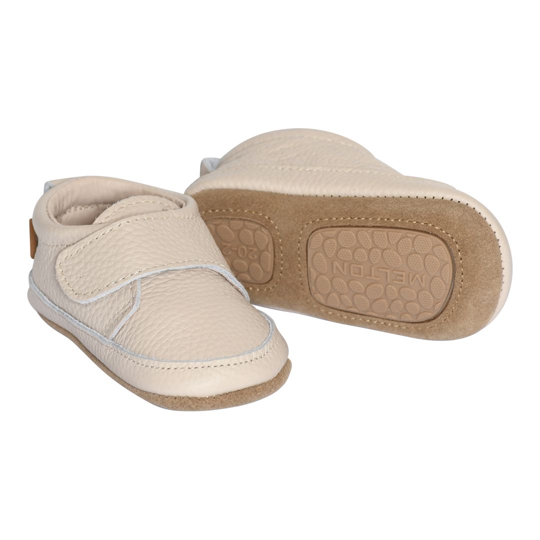Melton Lux Skinntøfler, Oxford Tan