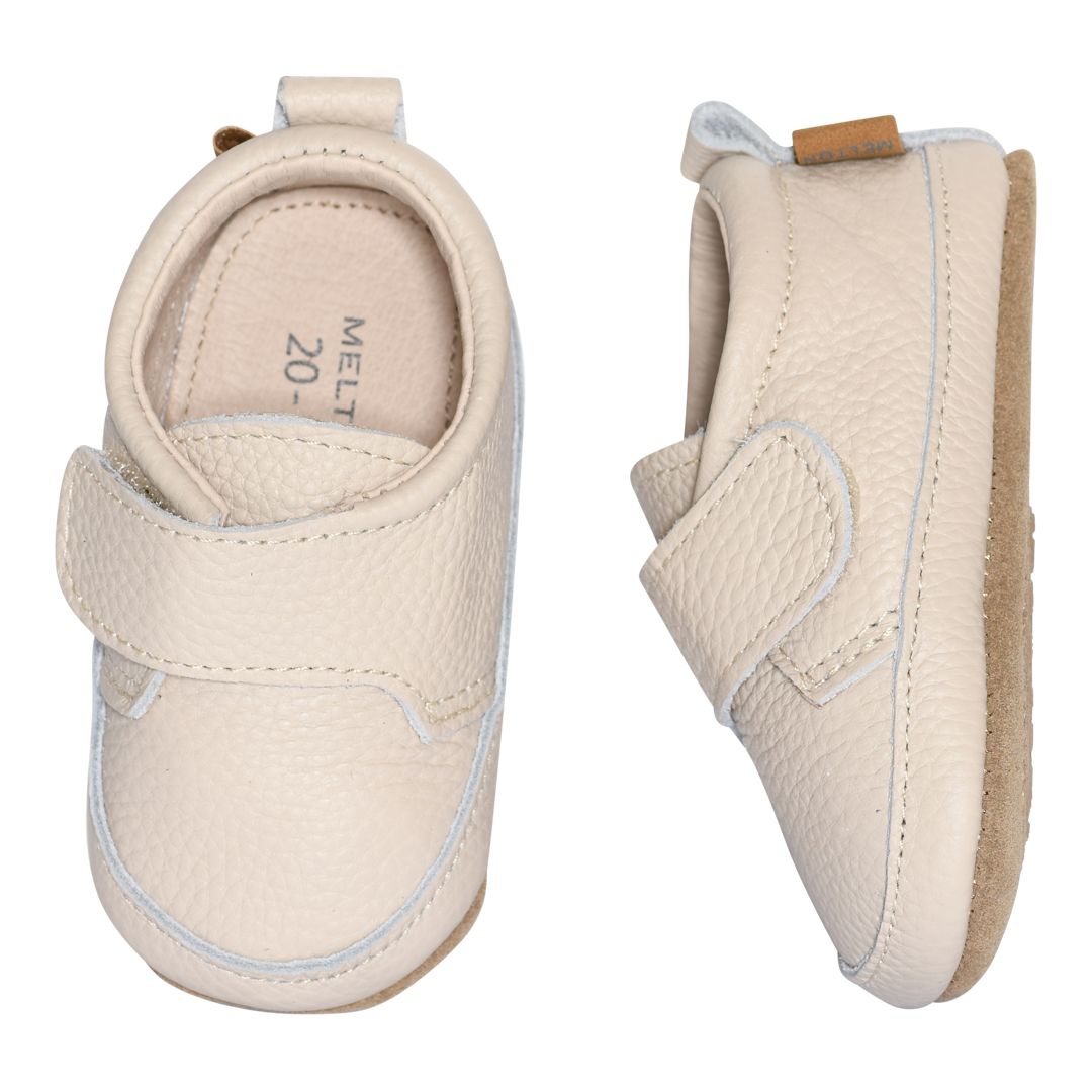 Melton Lux Skinntøfler, Oxford Tan