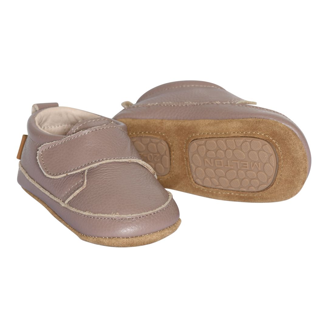 Melton Lux Skinntøfler, Fawn