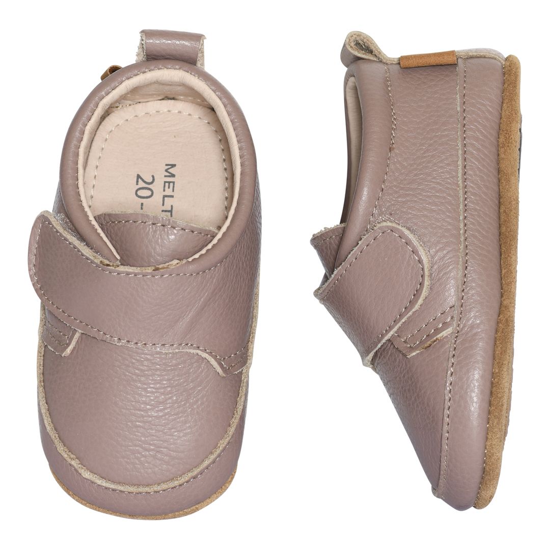 Melton Lux Skinntøfler, Fawn