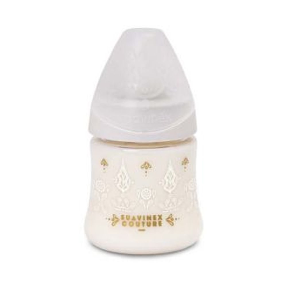 Couture tåteflaske, Suavinex, Hvit, 150 ml