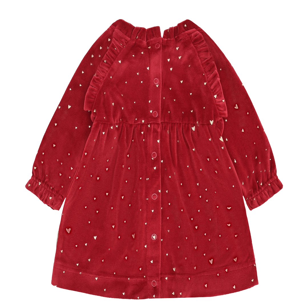 Hust&Claire Kjole, Kis Gold, Teaberry