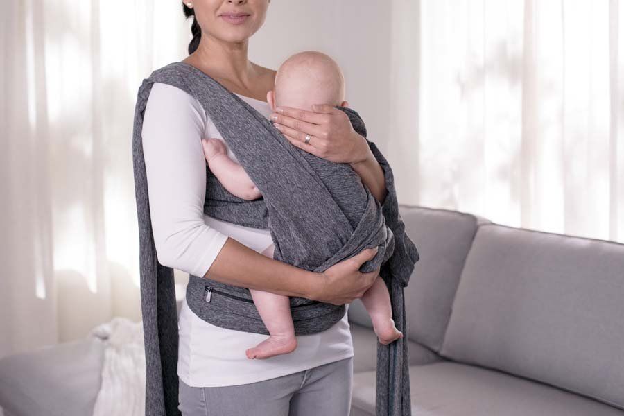 Bæresele, Comfy fit, Chicco, Gråmelert