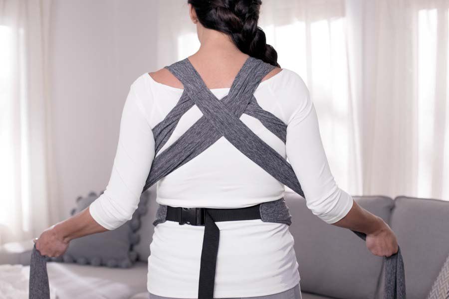 Bæresele, Comfy fit, Chicco, Gråmelert