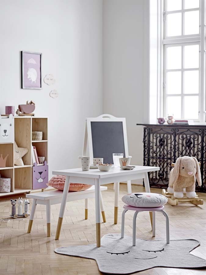 Bloomingville gulvteppe Star, hvit
